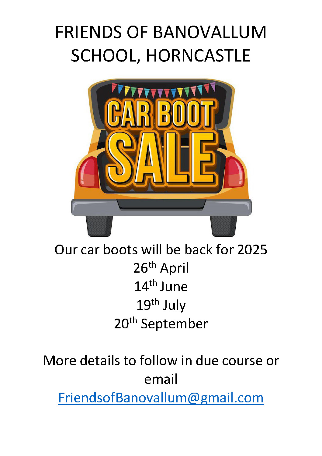 Friends of Banovallum Car Boot Sales